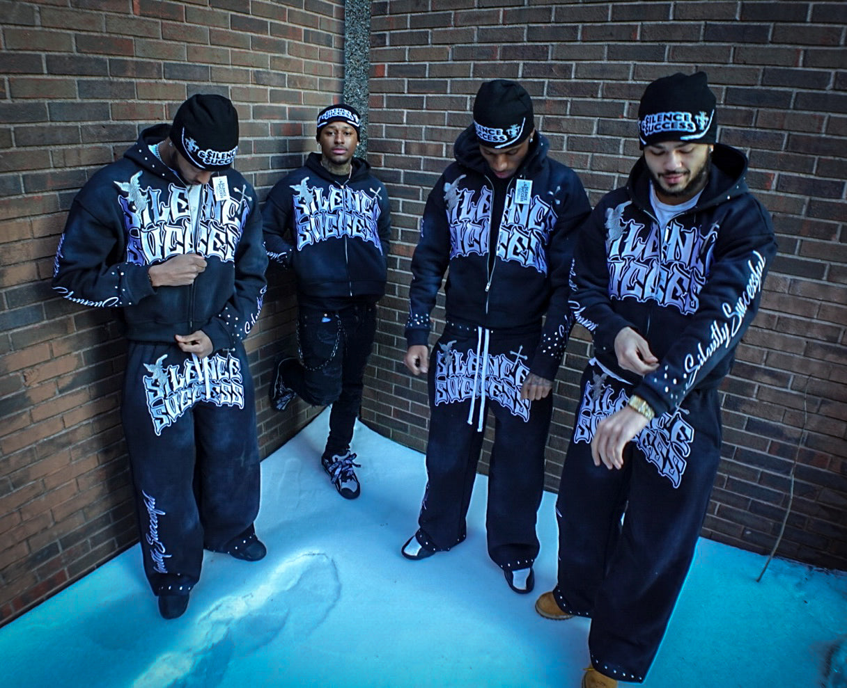 Silently Successful™ "Signature" Studded Sweatsuit