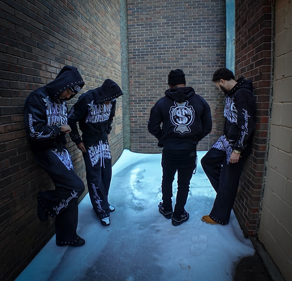 Silently Successful™ "Signature" Studded Sweatsuit