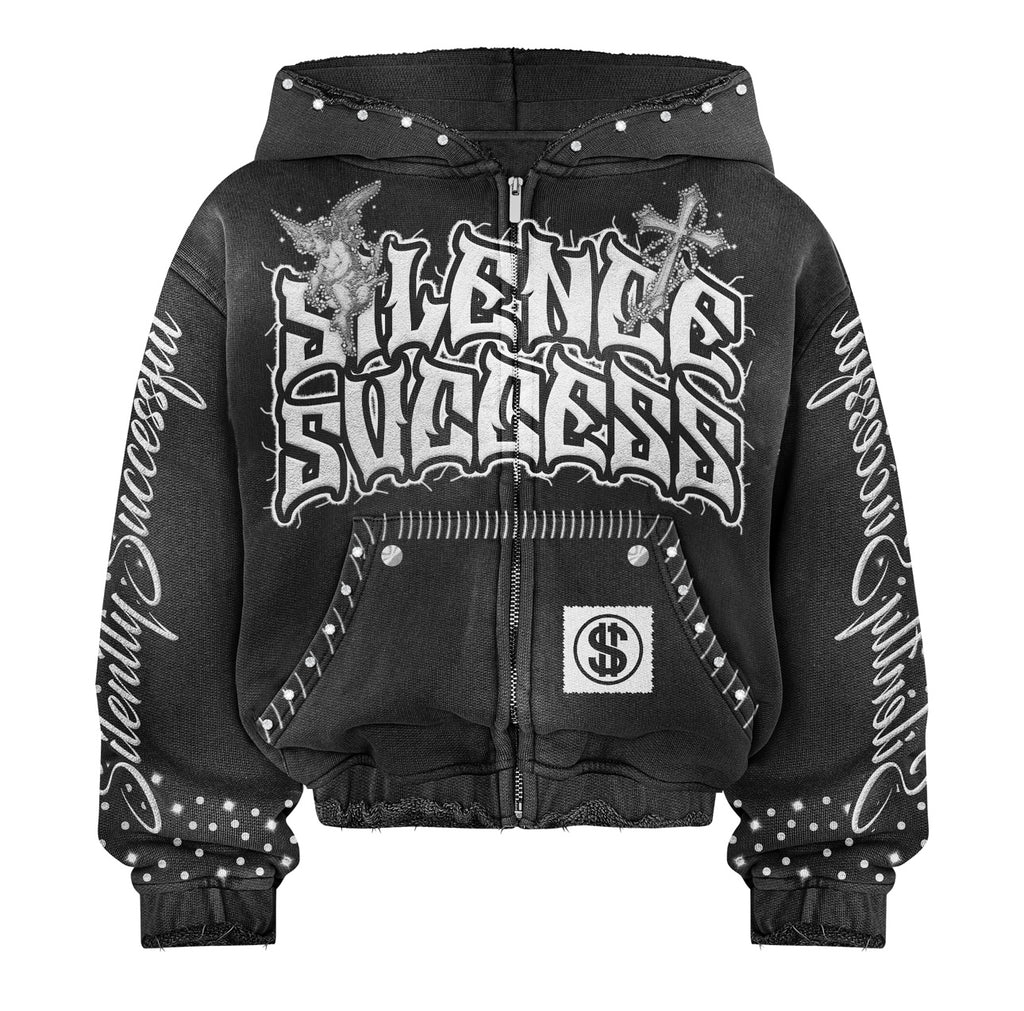 Silently Successful™ "Signature" Studded Sweatsuit (Pre-order)