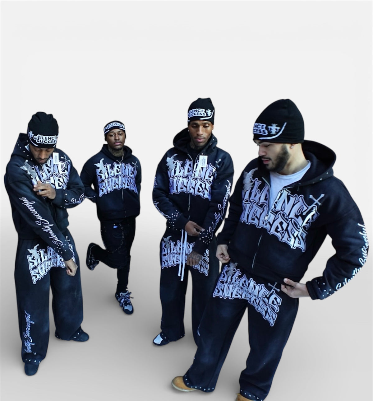 Silently Successful™ "Signature" Studded Sweatsuit