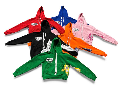 Silently Successful™ Cropped Shockwave Hoodie