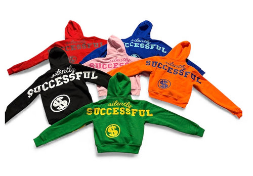 Silently Successful™ Cropped Shockwave Hoodie