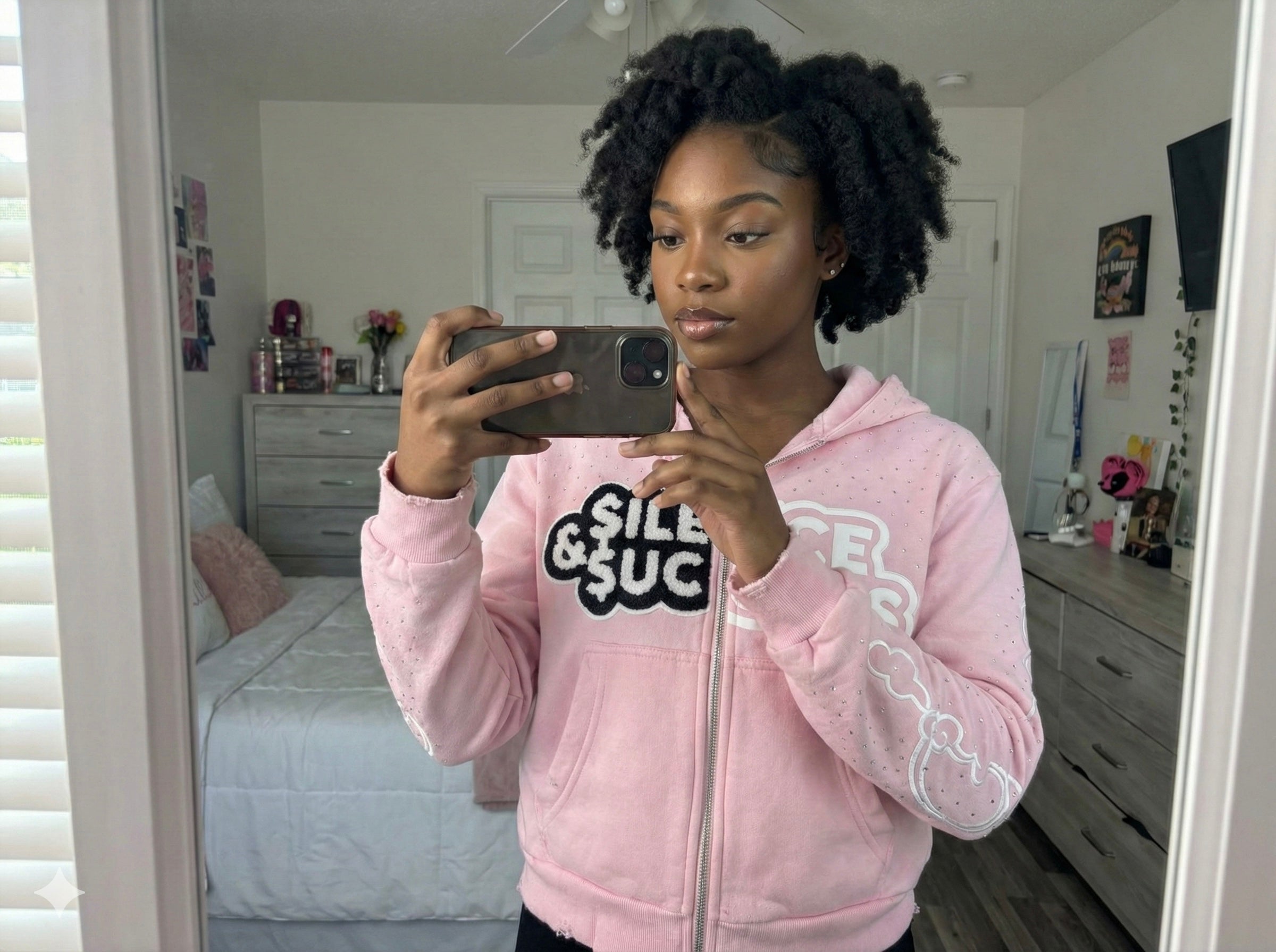 Silently Successful™ RhinestoneSplit Jacket