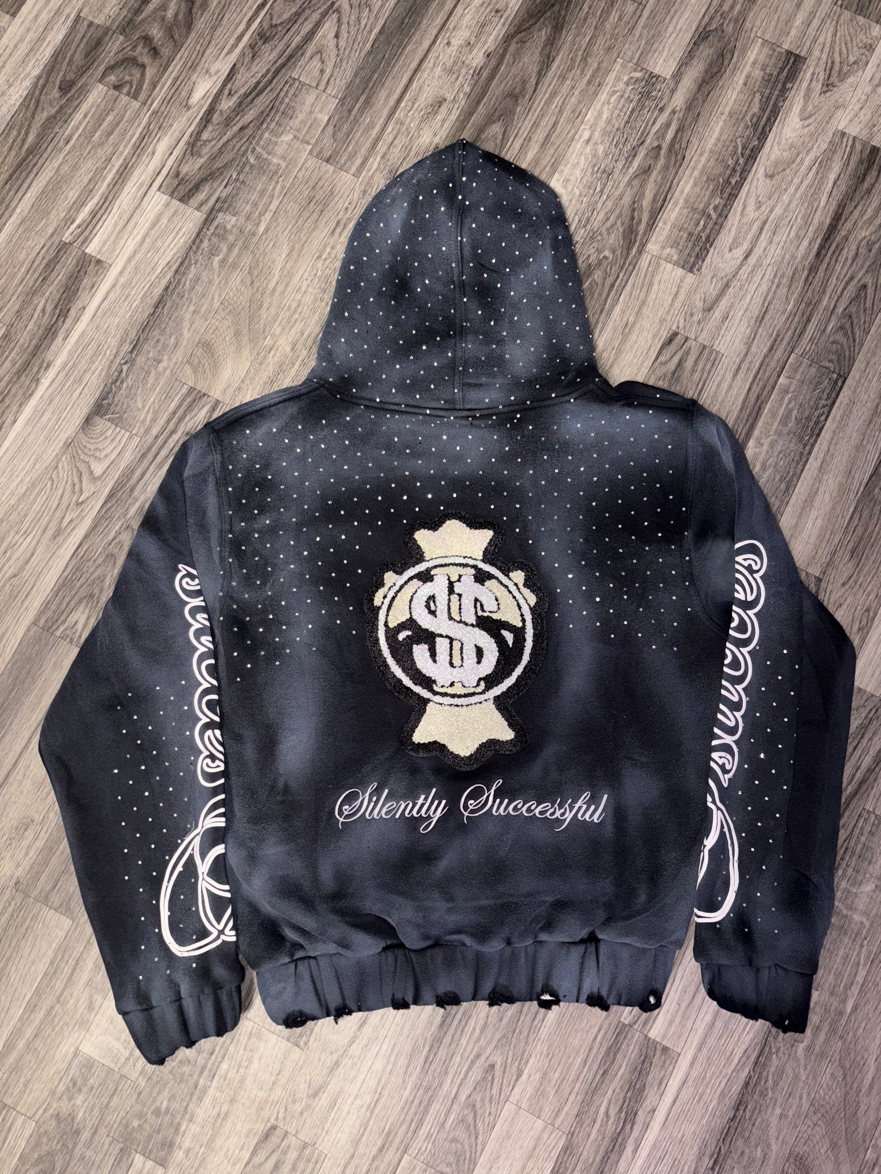 Silently Successful™ RhinestoneSplit Jacket